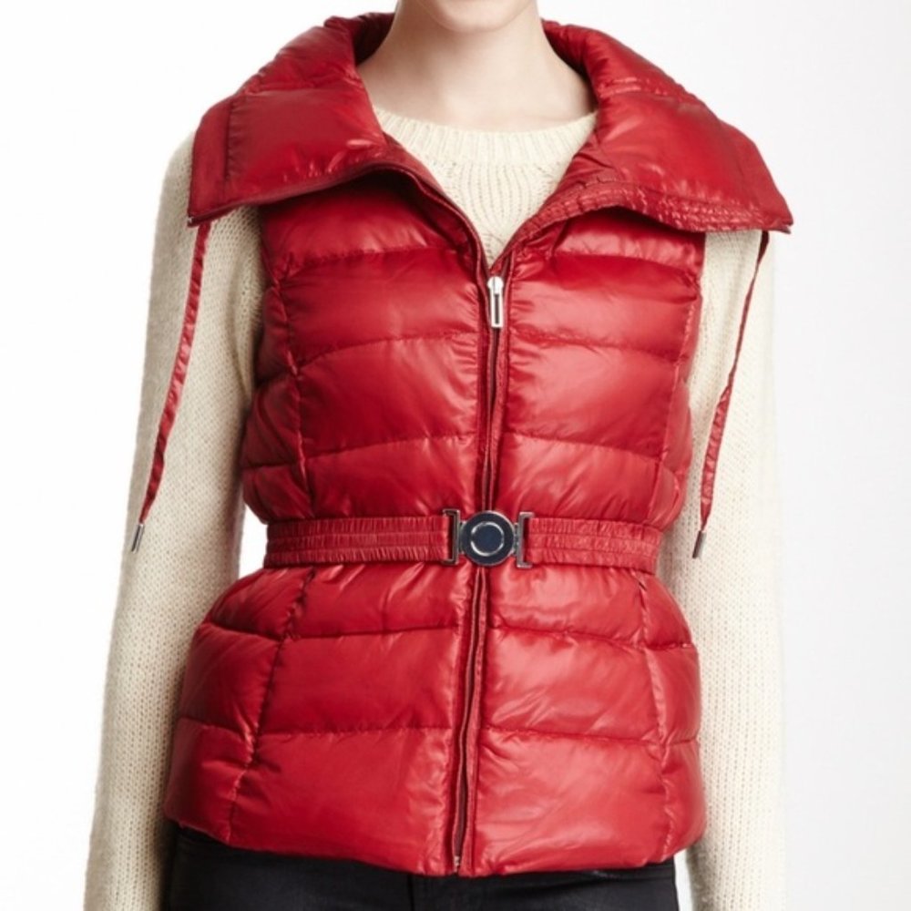 Happy Goat Lucky Kayla Down Vest Red Small